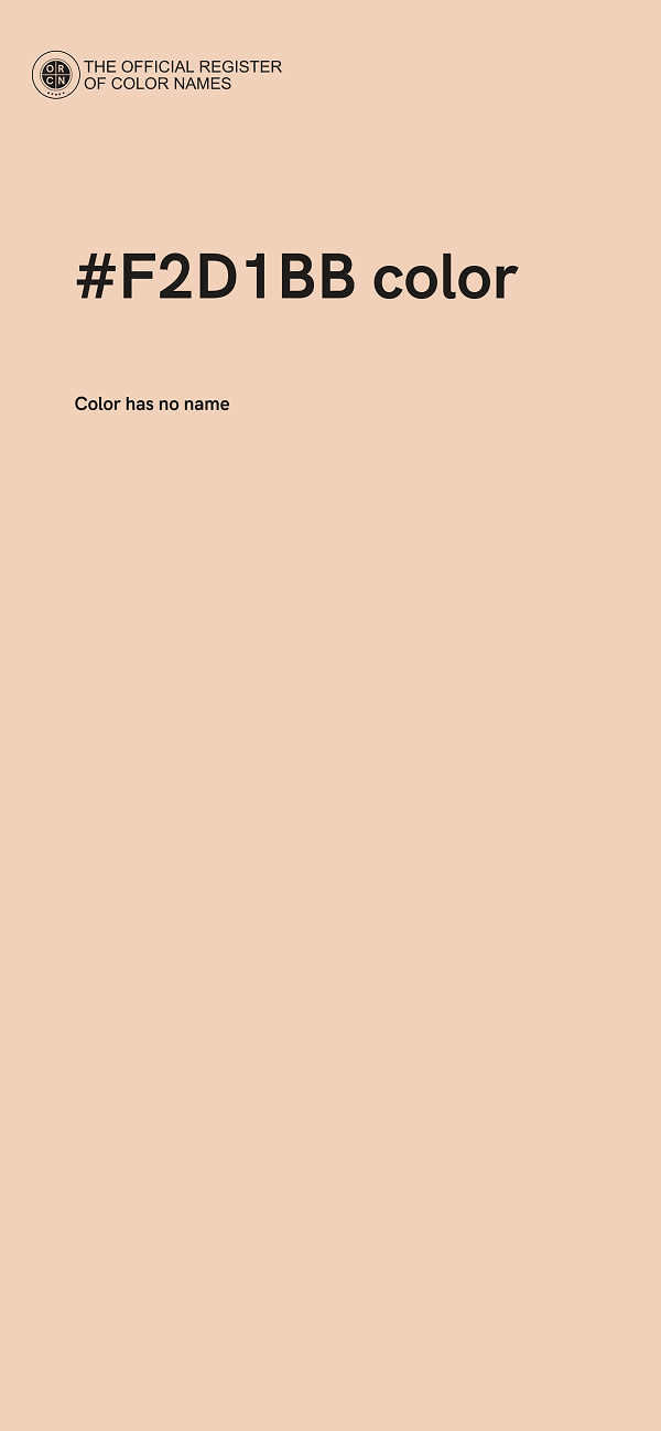 #F2D1BB color image