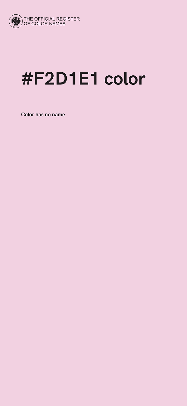 #F2D1E1 color image
