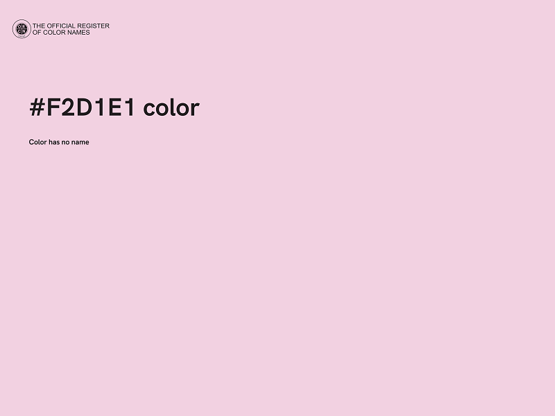 #F2D1E1 color image