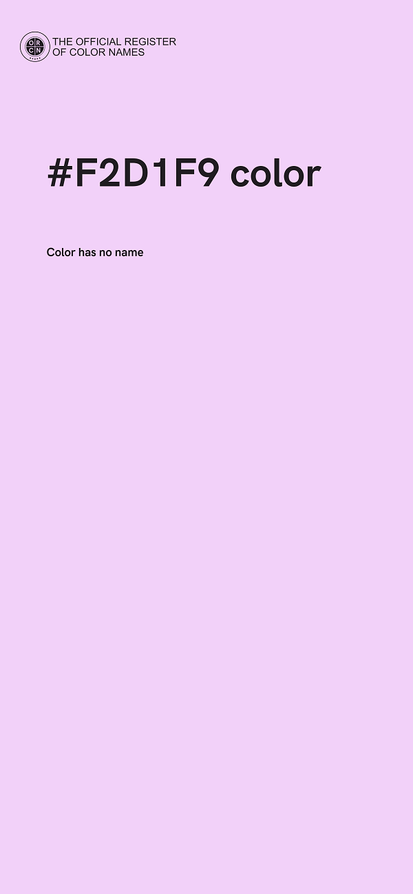 #F2D1F9 color image