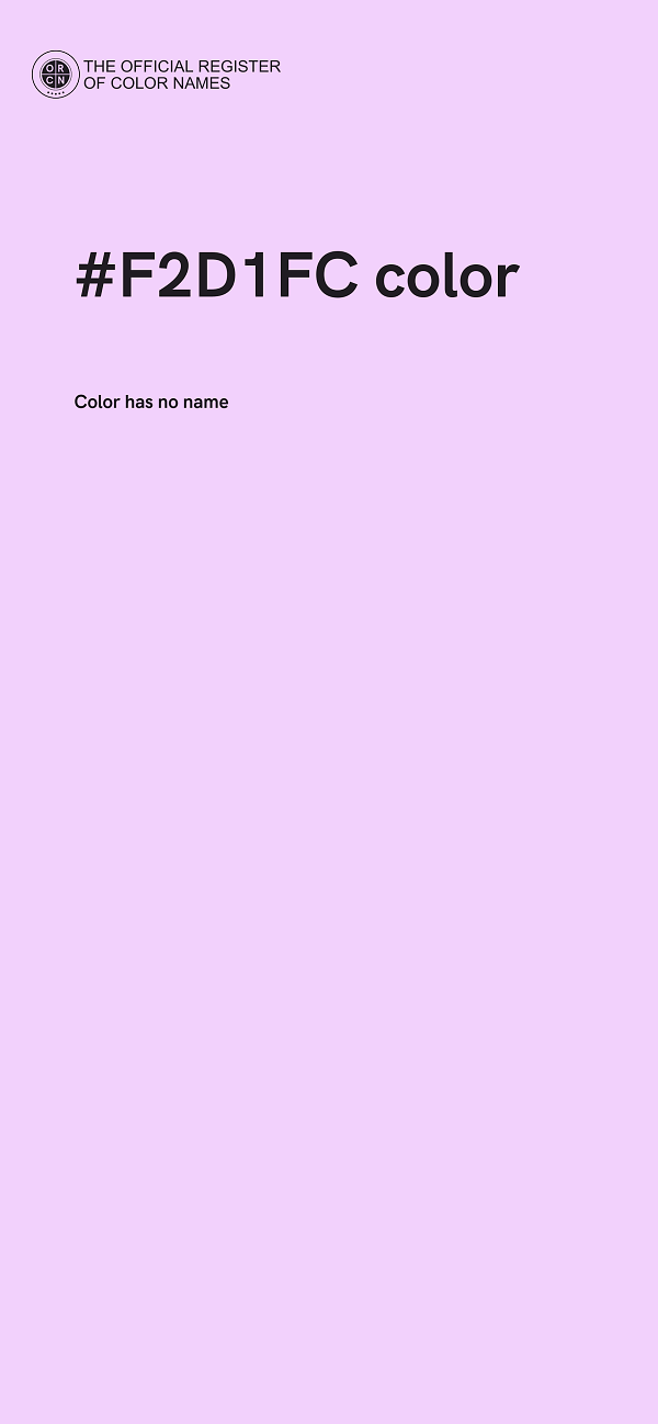 #F2D1FC color image