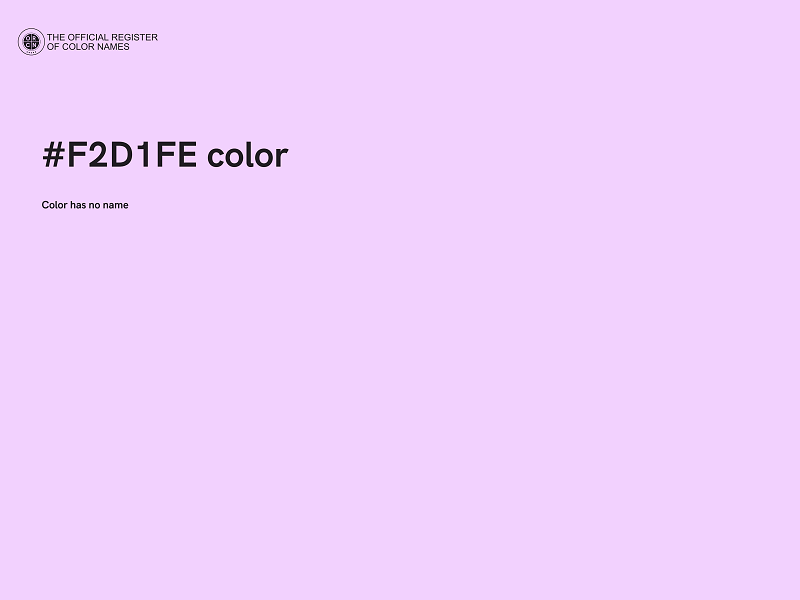 #F2D1FE color image