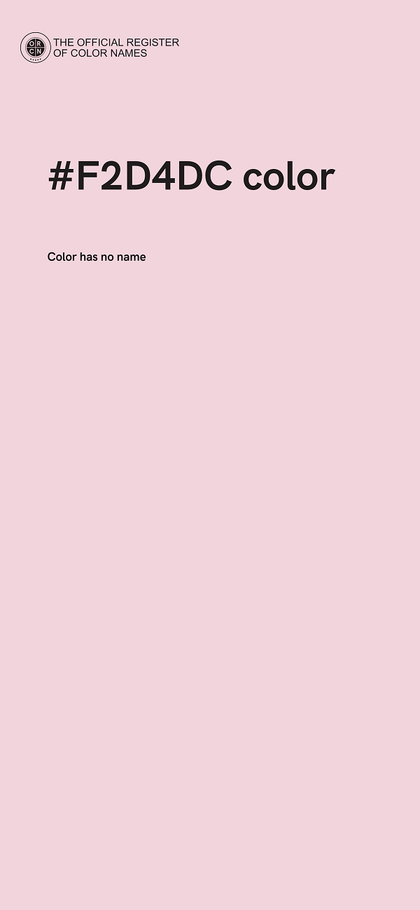 #F2D4DC color image