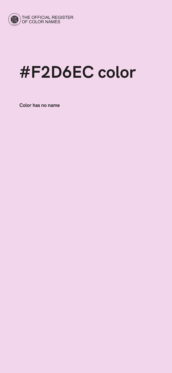 #F2D6EC color image