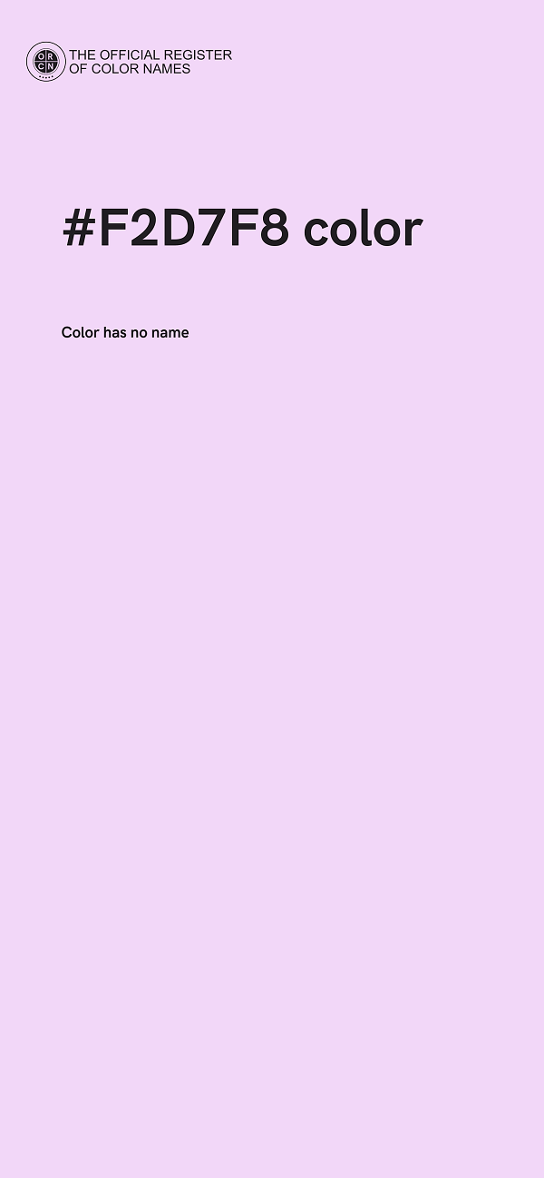 #F2D7F8 color image