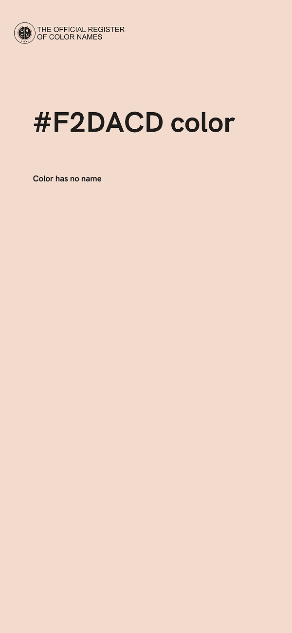 #F2DACD color image