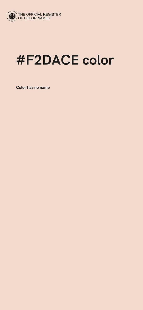 #F2DACE color image