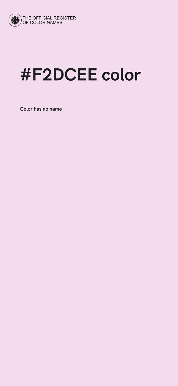 #F2DCEE color image