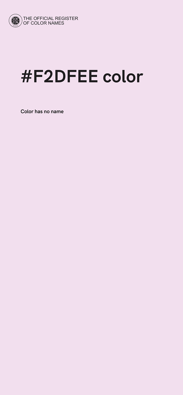 #F2DFEE color image