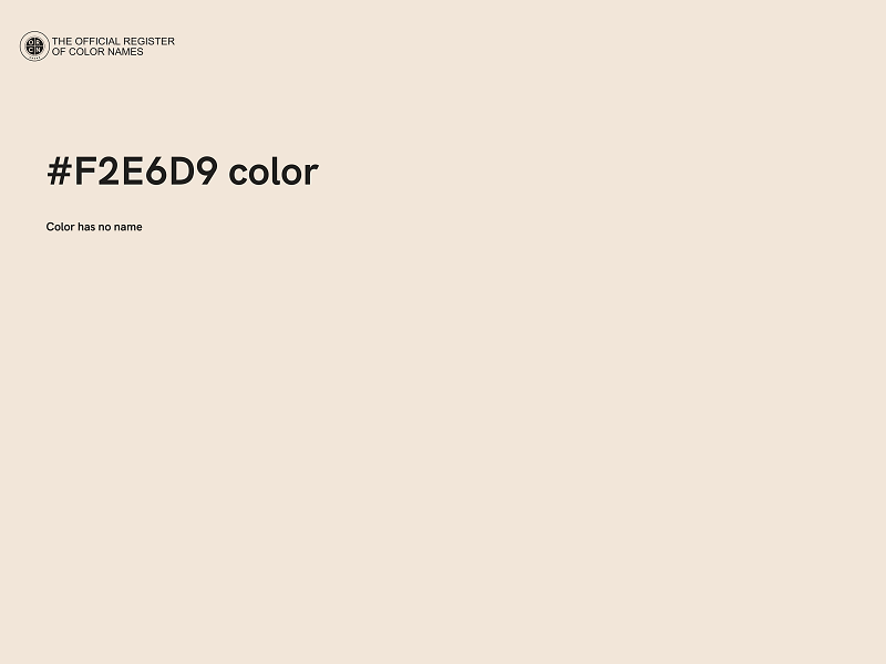 #F2E6D9 color image