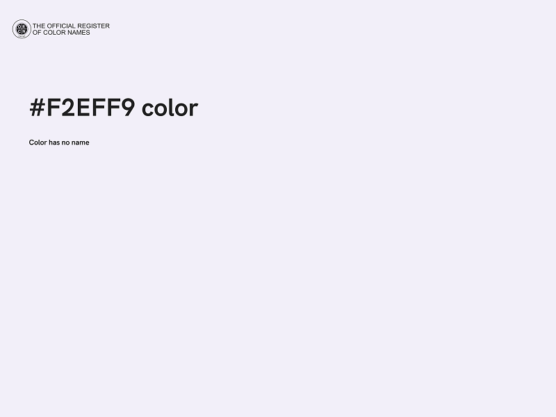 #F2EFF9 color image