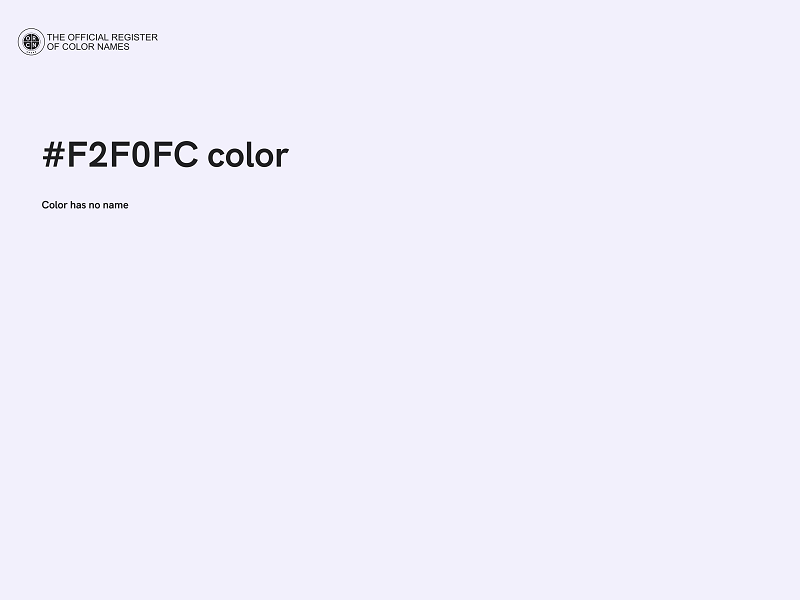 #F2F0FC color image