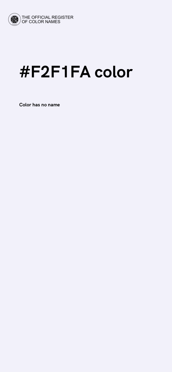 #F2F1FA color image