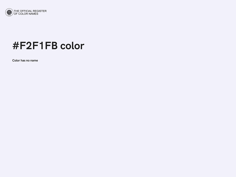 #F2F1FB color image