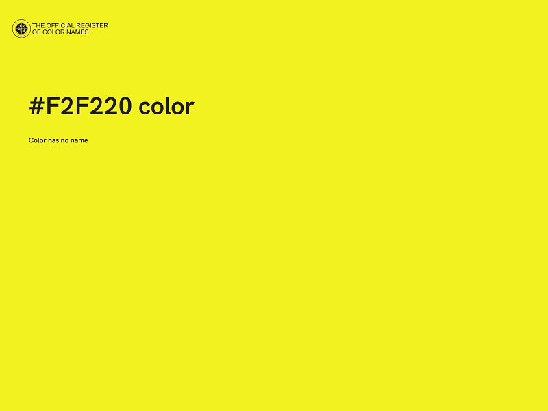 #F2F220 color image