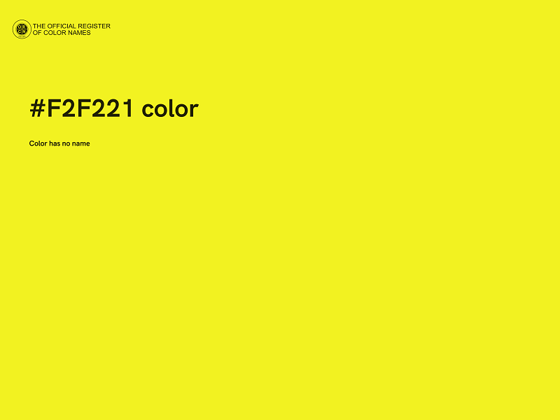 #F2F221 color image