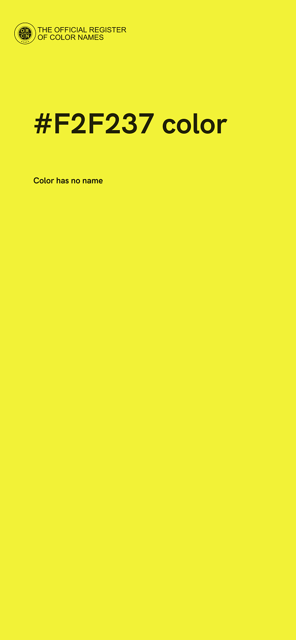 #F2F237 color image