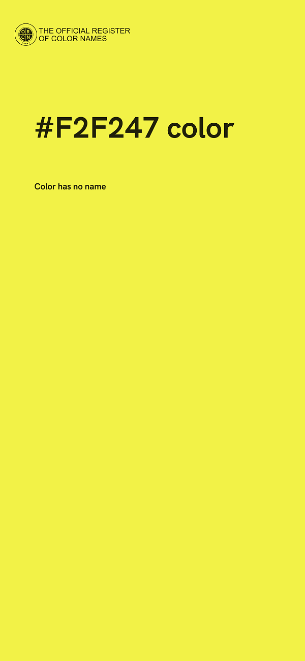 #F2F247 color image