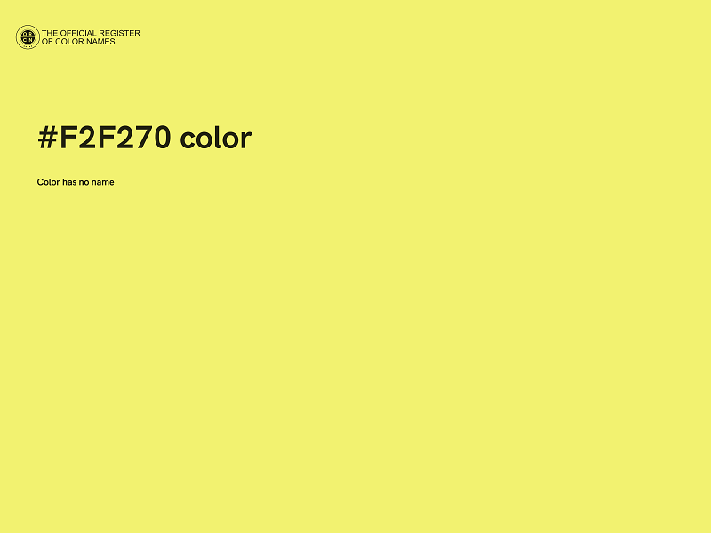 #F2F270 color image