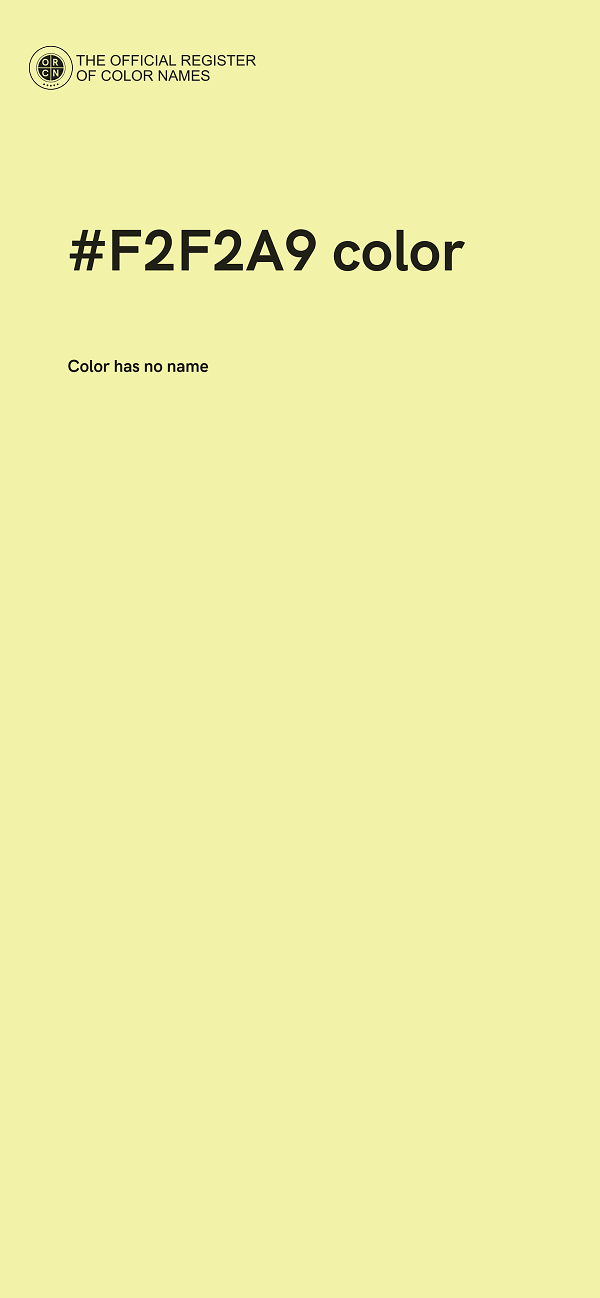 #F2F2A9 color image