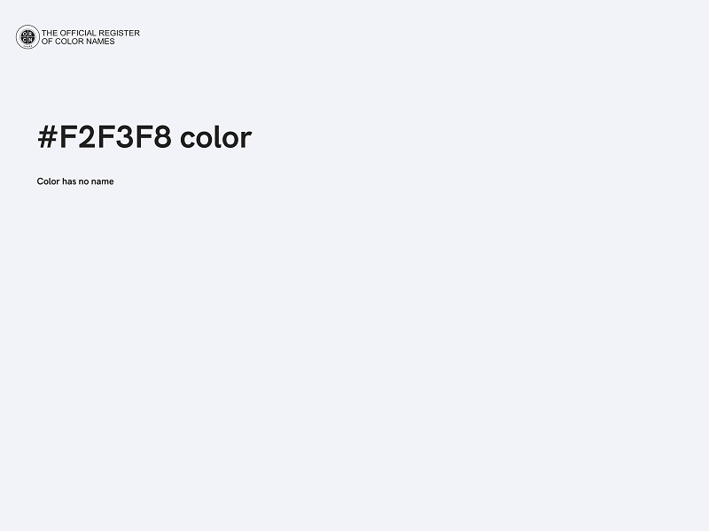 #F2F3F8 color image