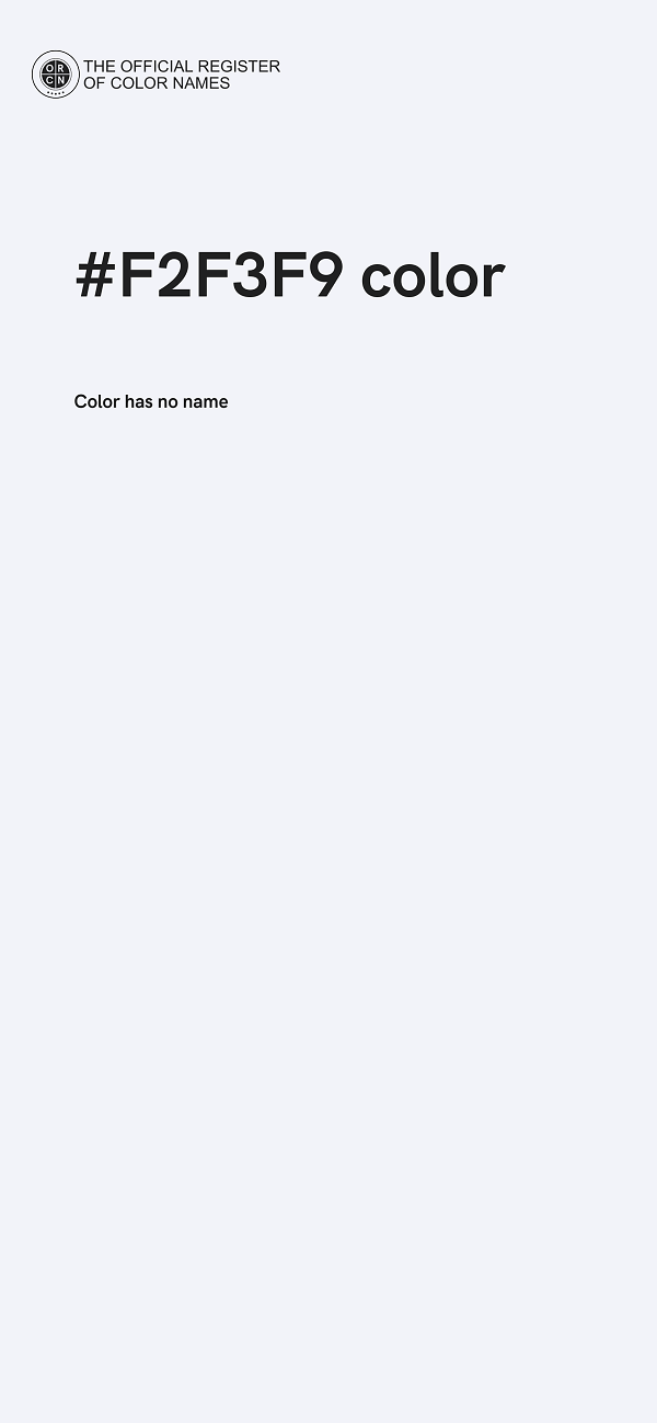 #F2F3F9 color image