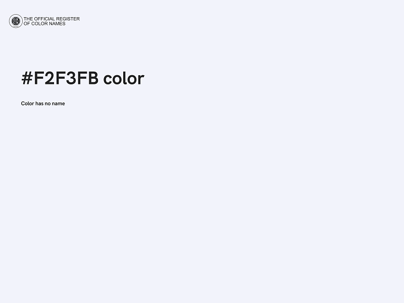 #F2F3FB color image