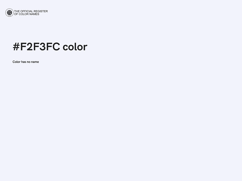 #F2F3FC color image