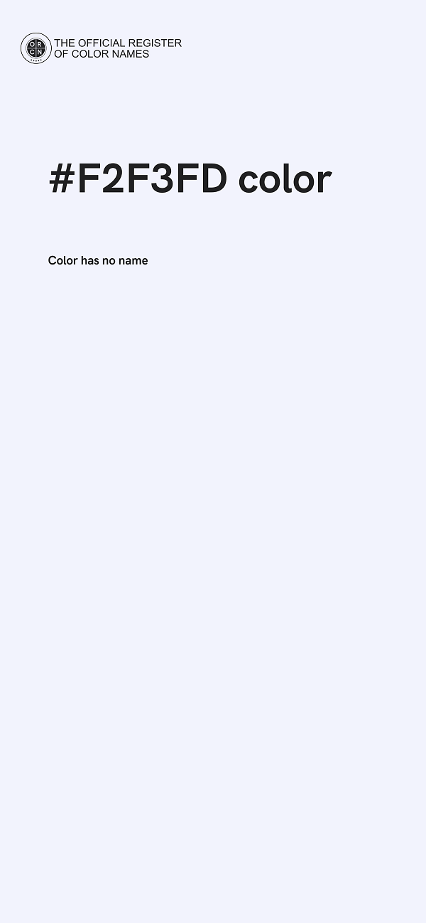 #F2F3FD color image