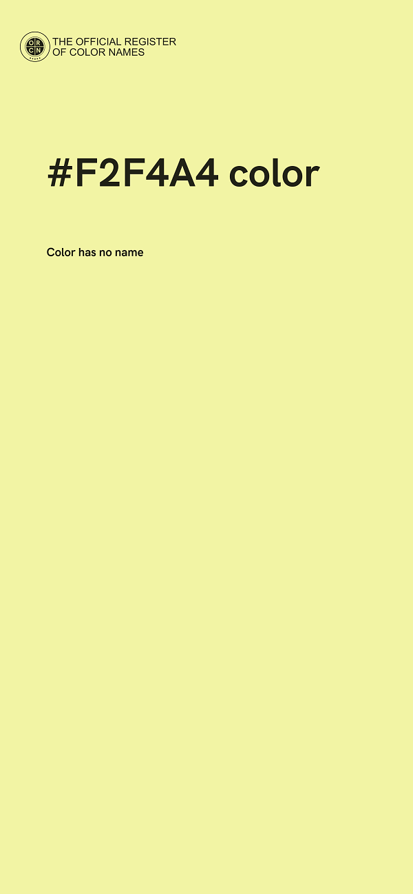 #F2F4A4 color image