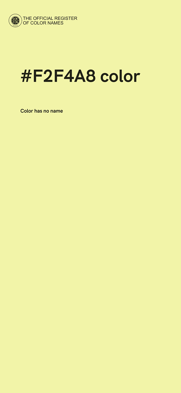 #F2F4A8 color image