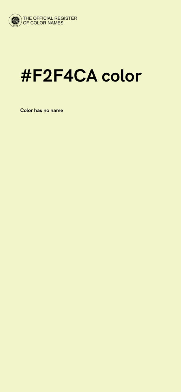 #F2F4CA color image
