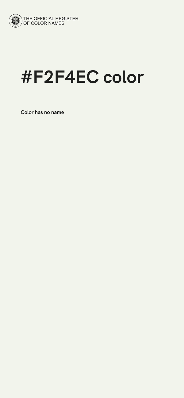 #F2F4EC color image