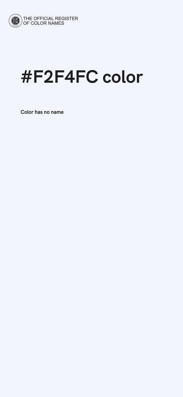 #F2F4FC color image