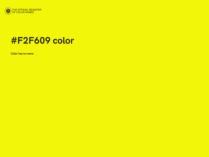 #F2F609 color image