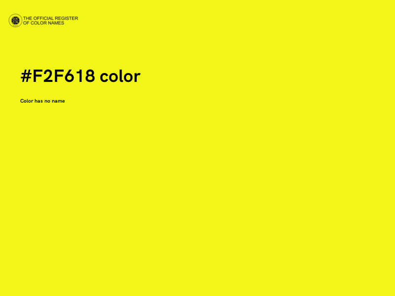 #F2F618 color image