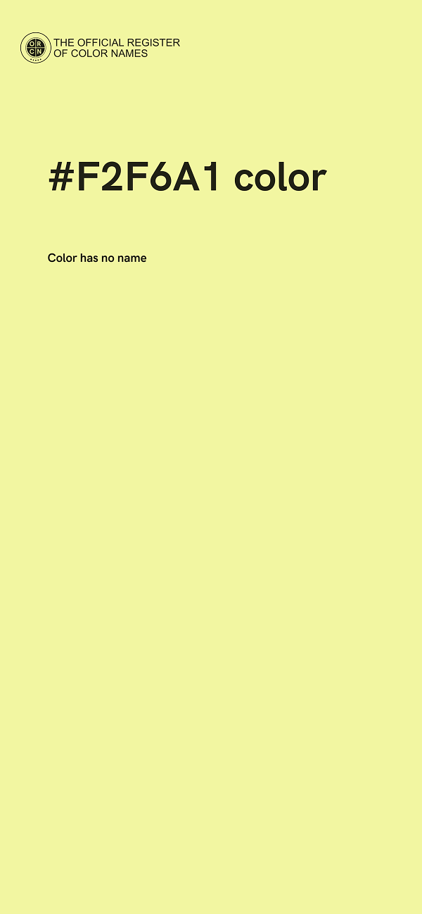 #F2F6A1 color image