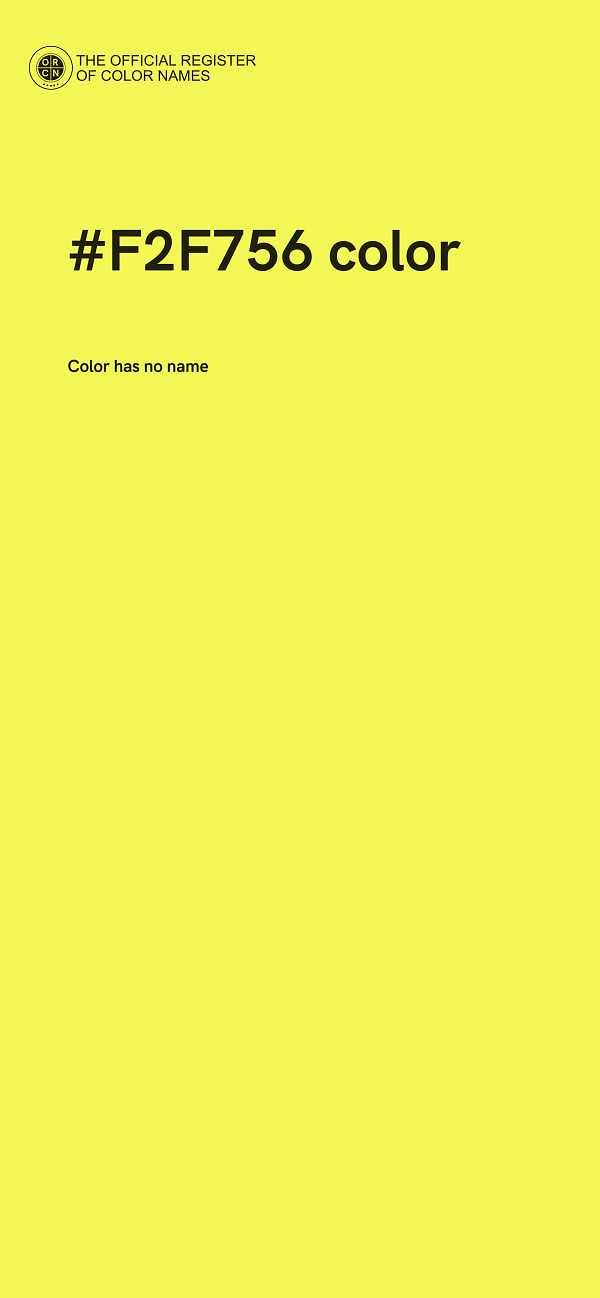 #F2F756 color image