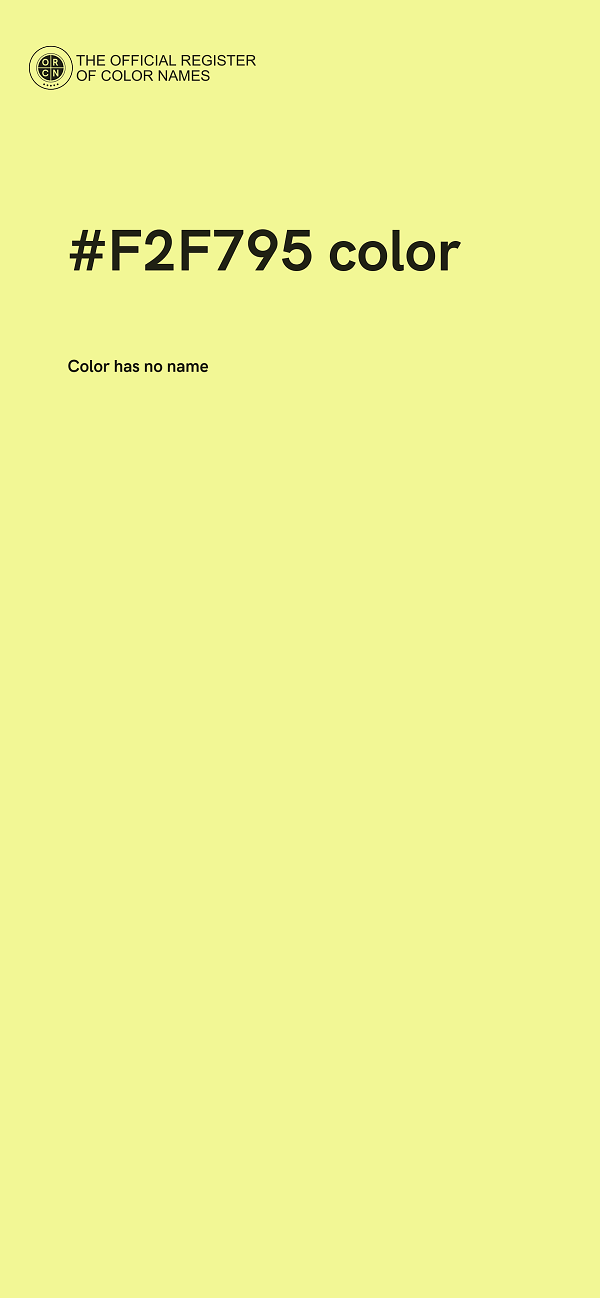 #F2F795 color image