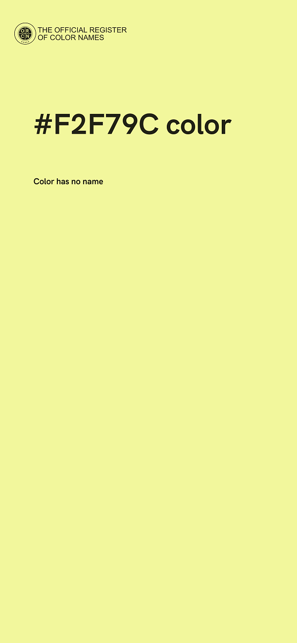 #F2F79C color image