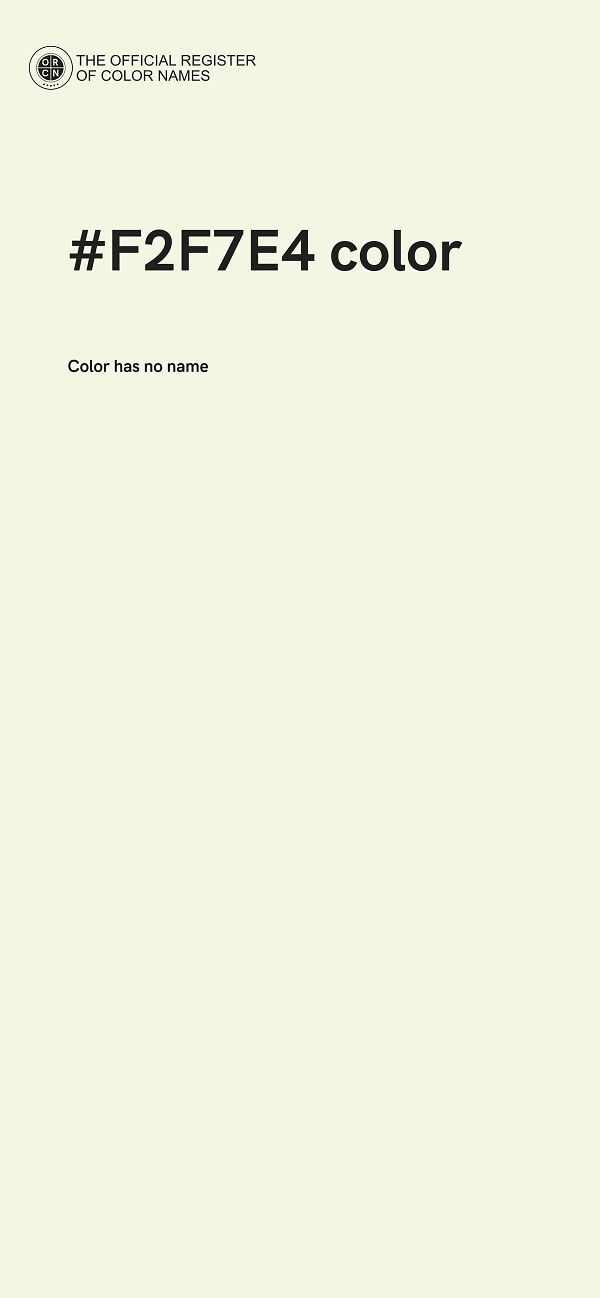 #F2F7E4 color image