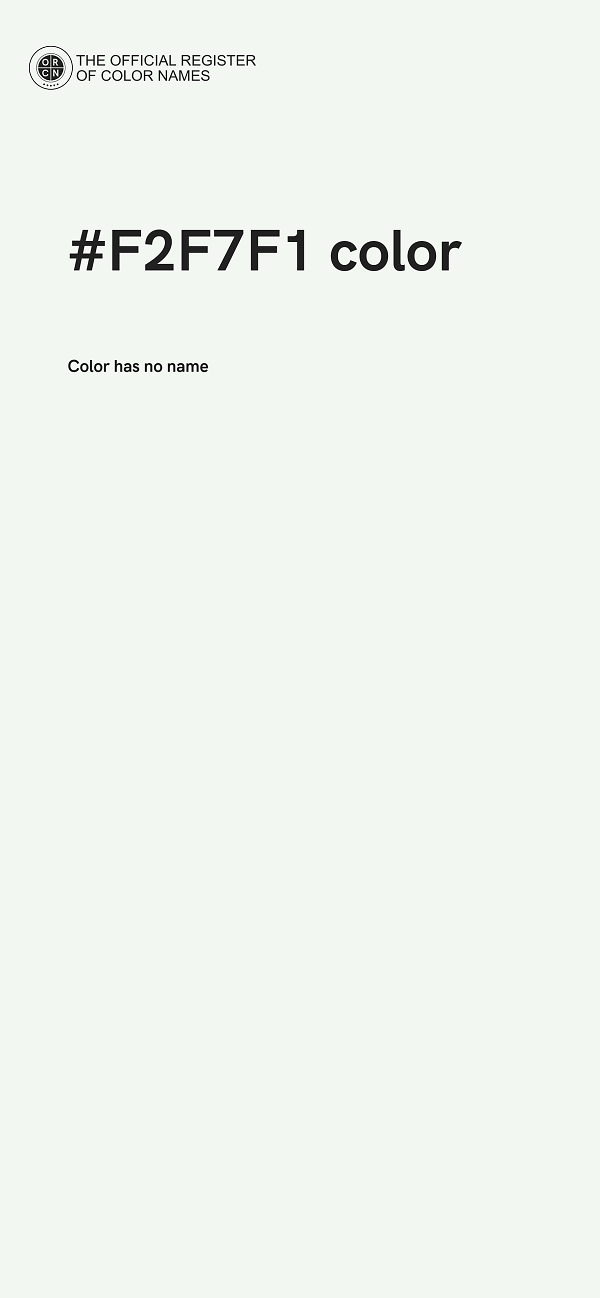#F2F7F1 color image