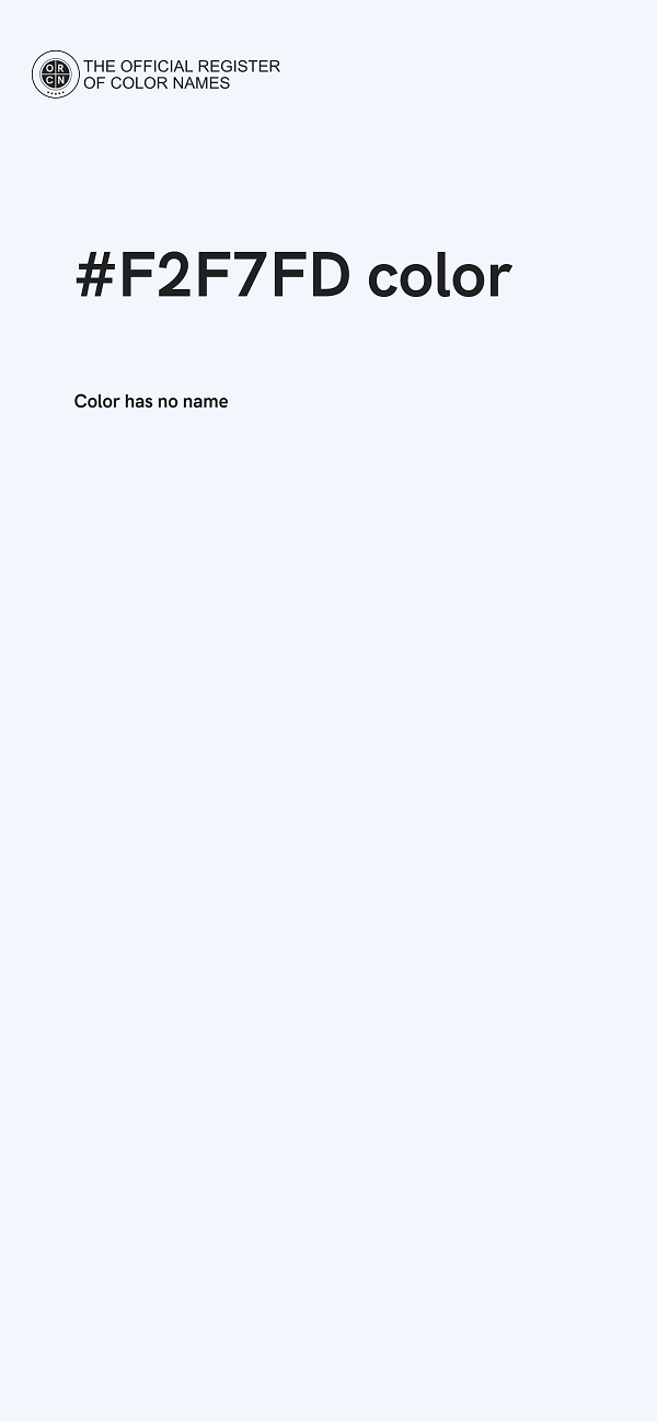 #F2F7FD color image