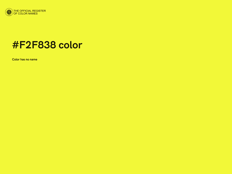 #F2F838 color image