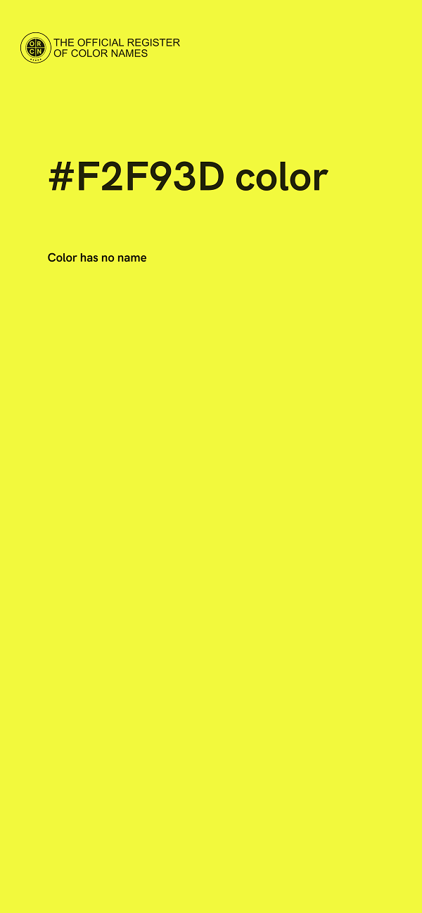#F2F93D color image