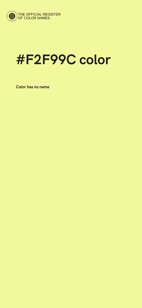 #F2F99C color image