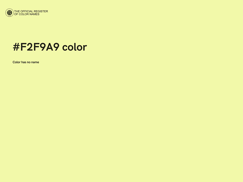 #F2F9A9 color image