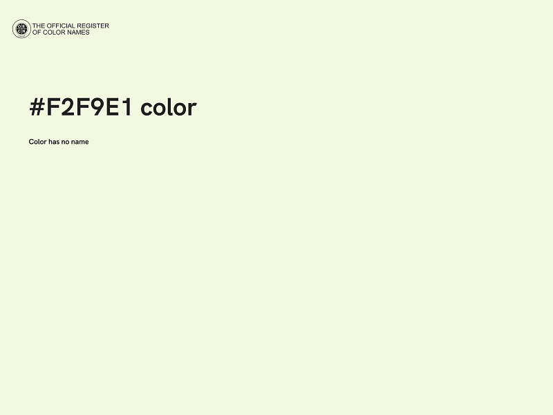 #F2F9E1 color image