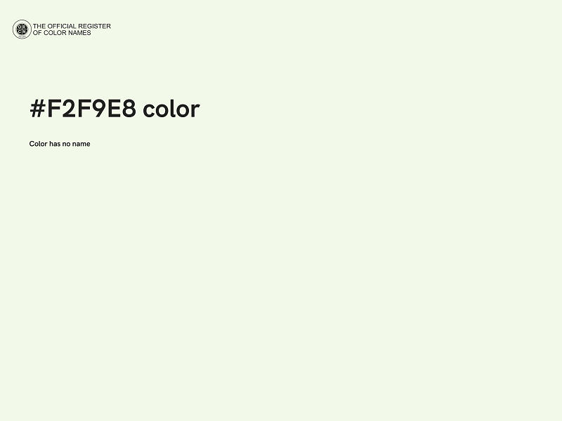 #F2F9E8 color image