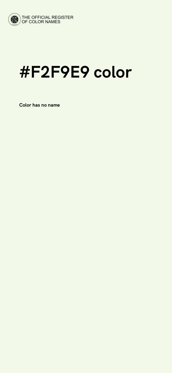 #F2F9E9 color image